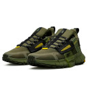 Reebok Zig Kinetica Edge Cozy Shock Absorption Khaki Yellow