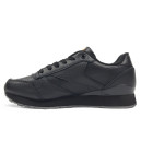 Reebok Classic Leather Black Grey З ФЛІСОМ